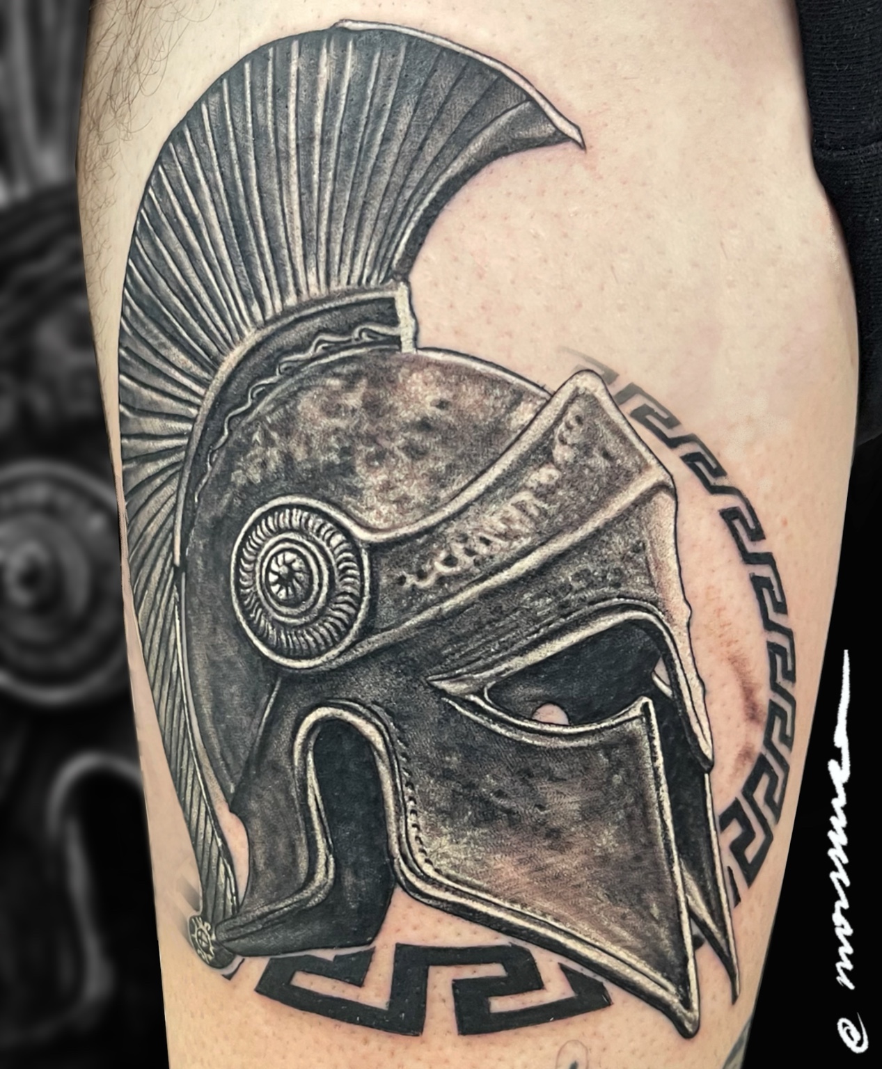 Black Grey tattoo by Ary Morssuza