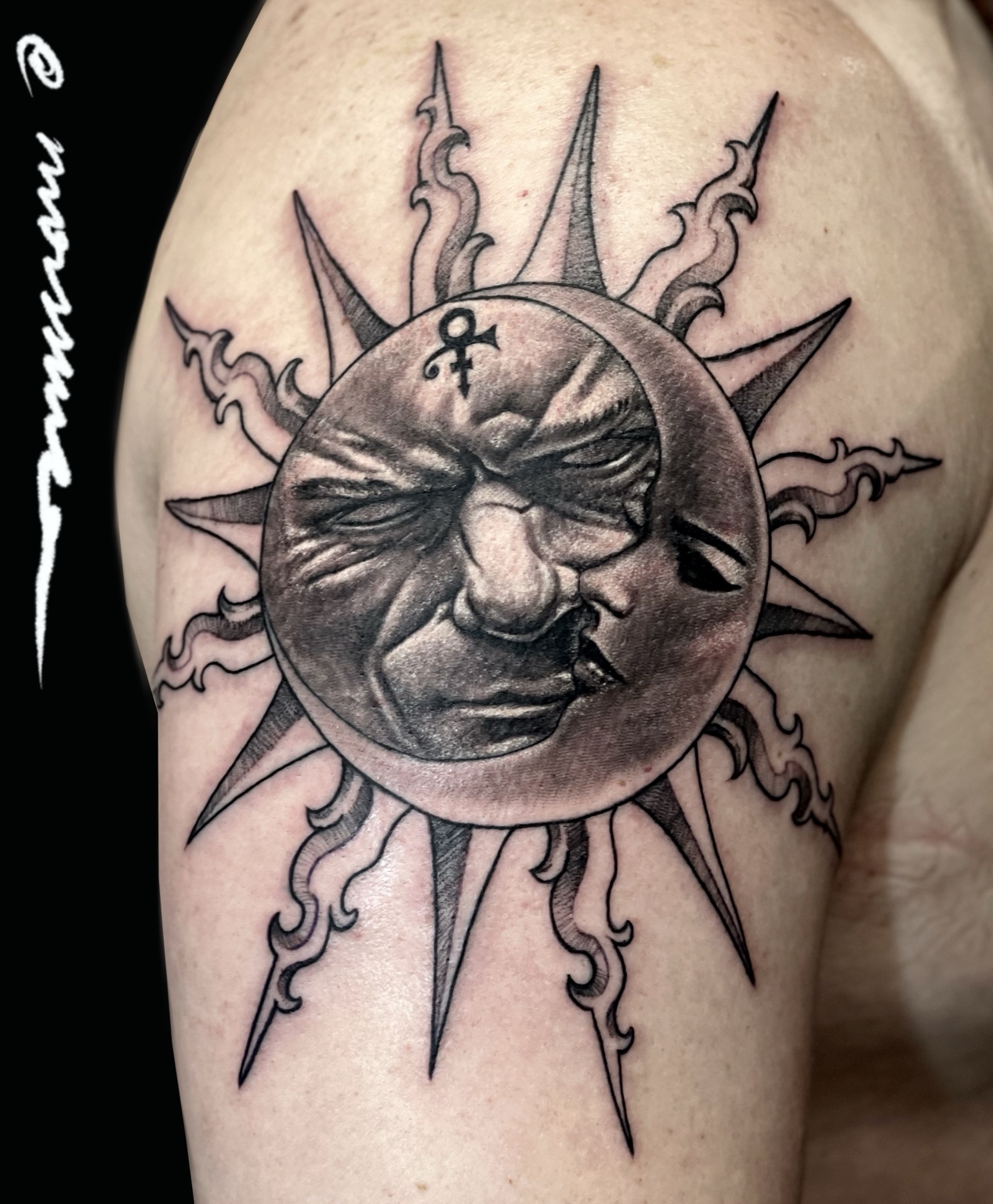Black Grey tattoo by Ary Morssuza