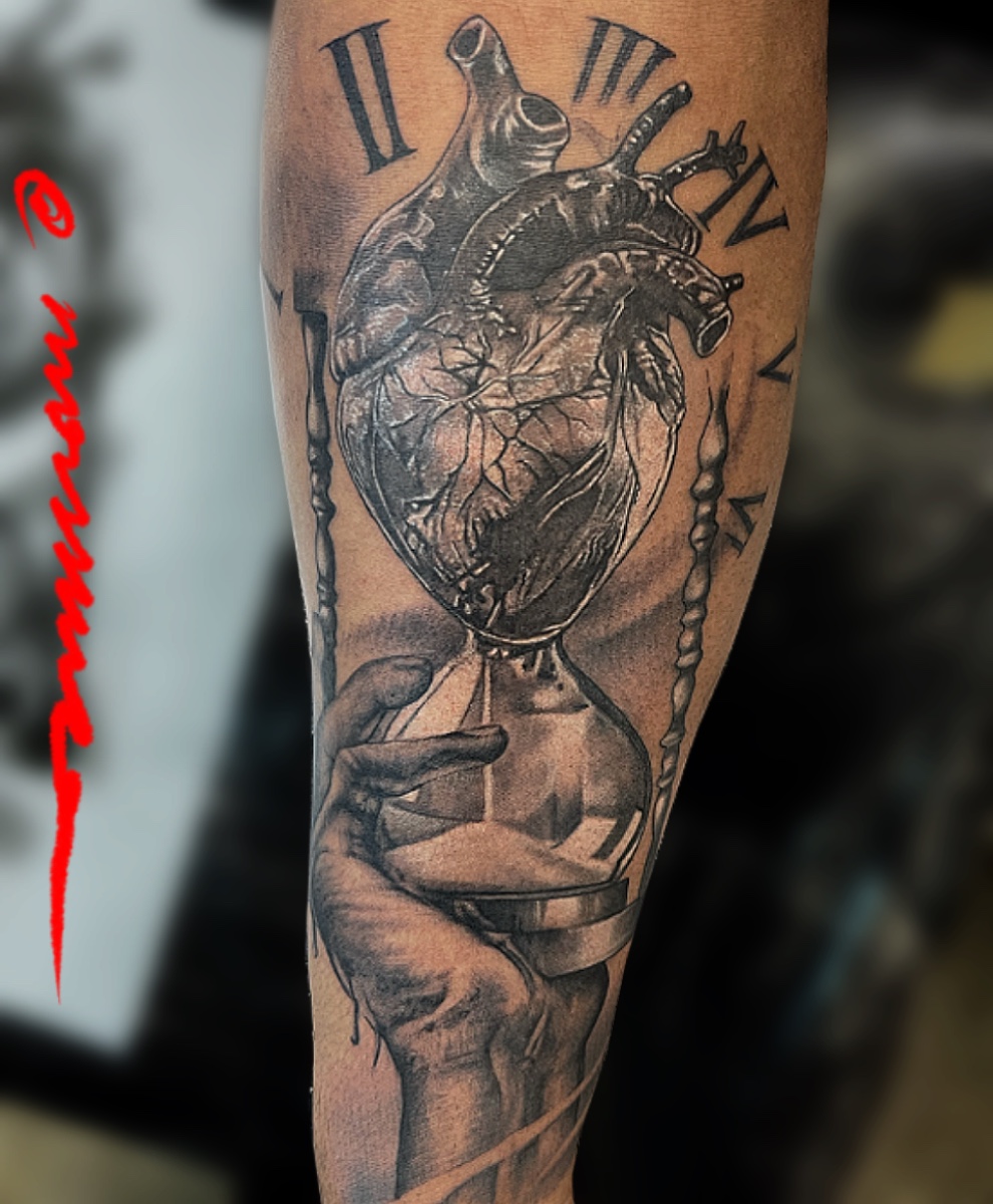 Black Grey tattoo by Ary Morssuza