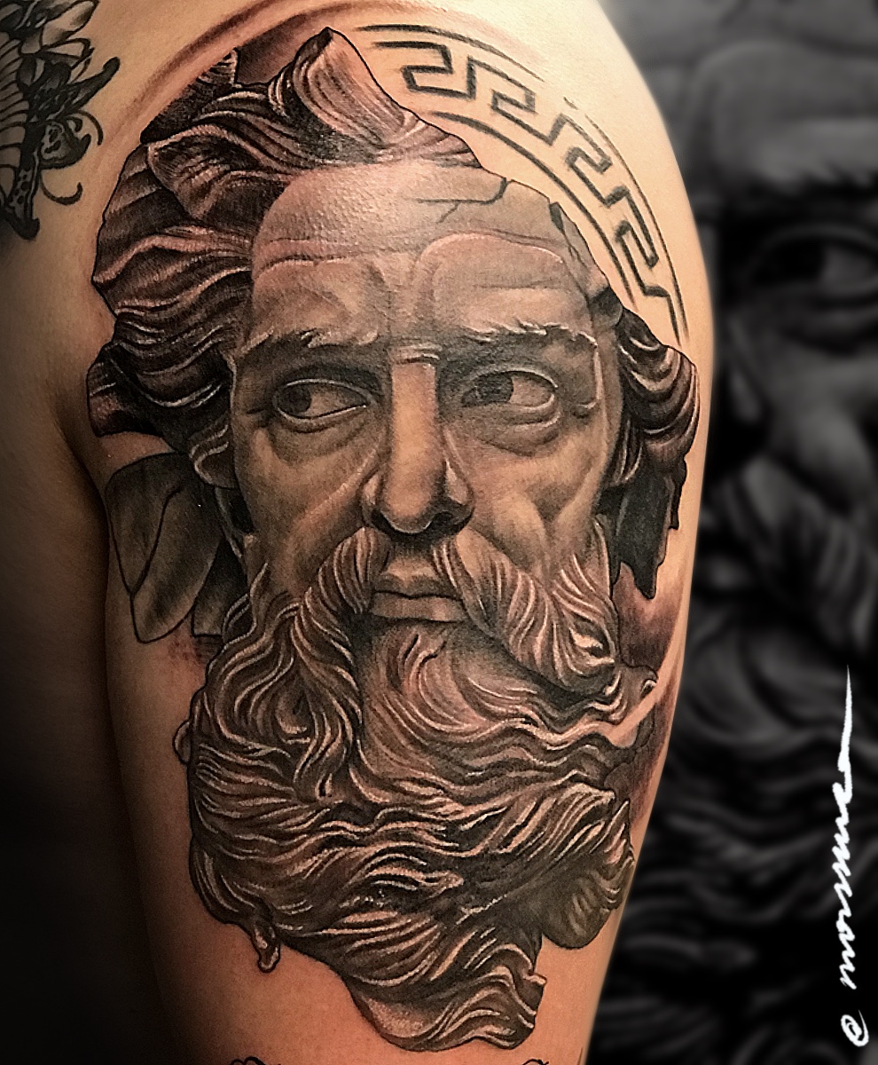 Black Grey tattoo by Ary Morssuza