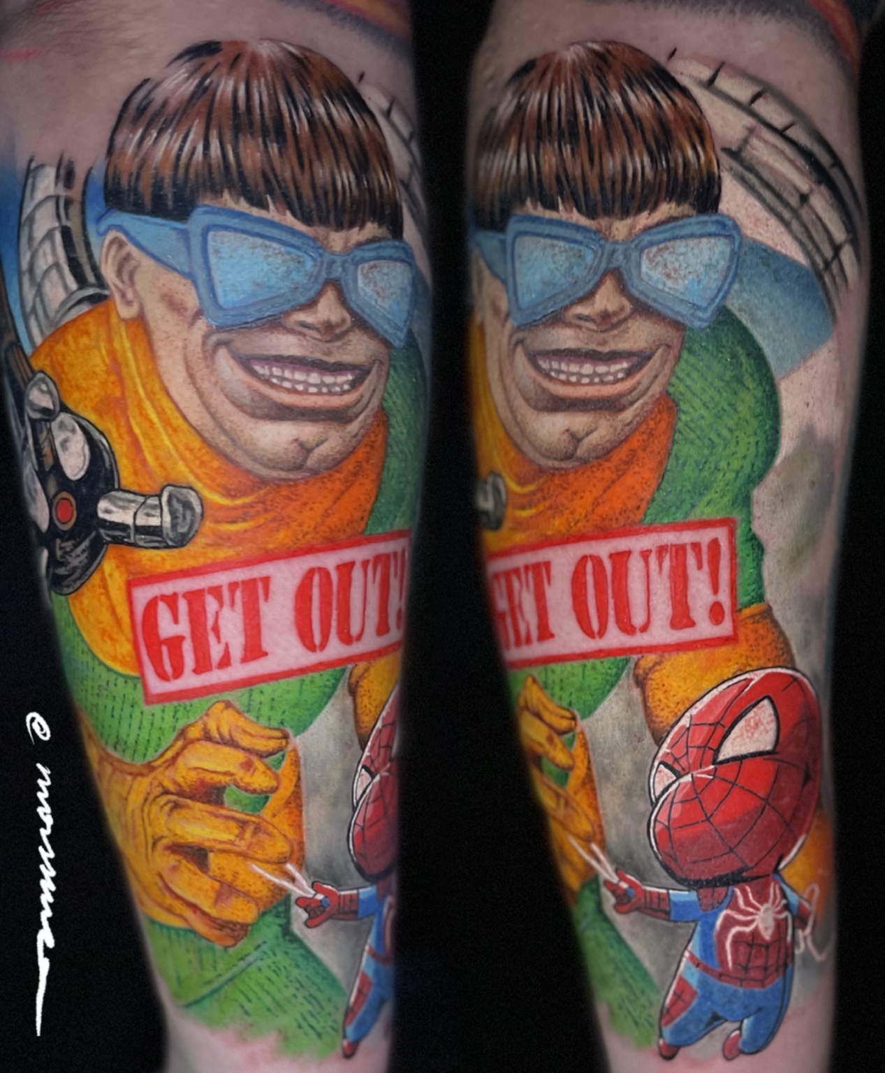 Comics tattoo by Ary Morssuza