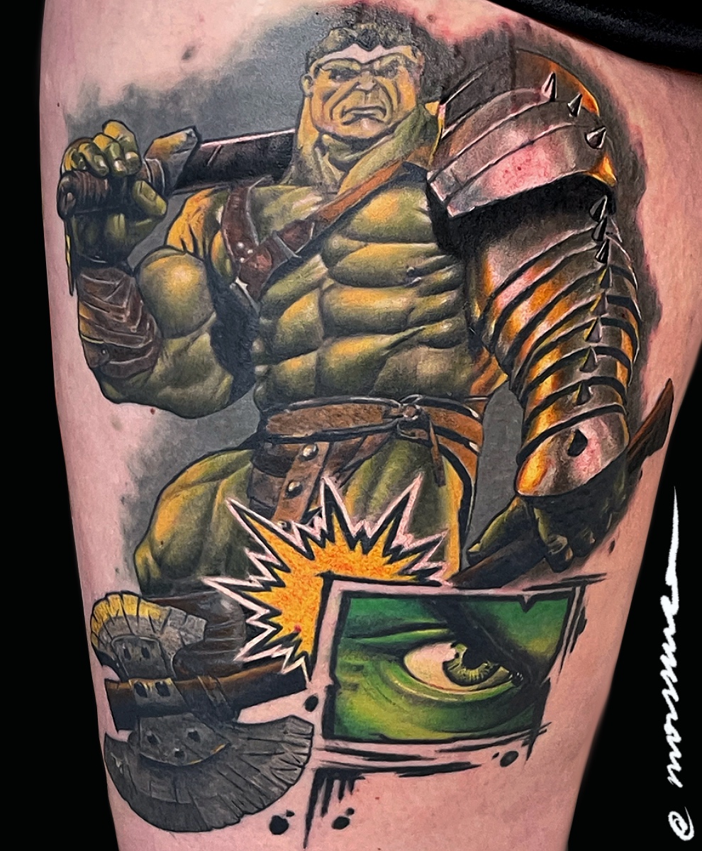 Comics tattoo by Ary Morssuza