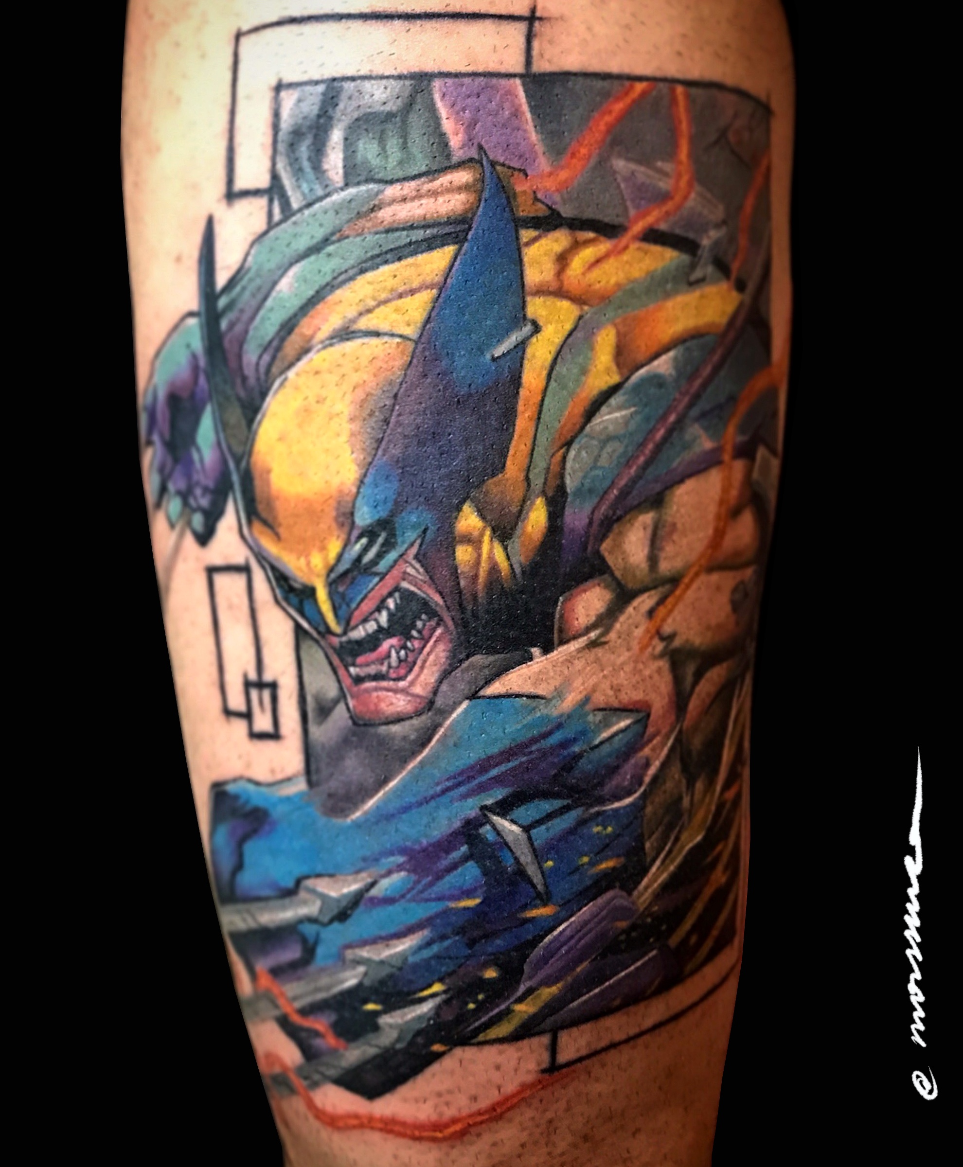 Comics tattoo by Ary Morssuza