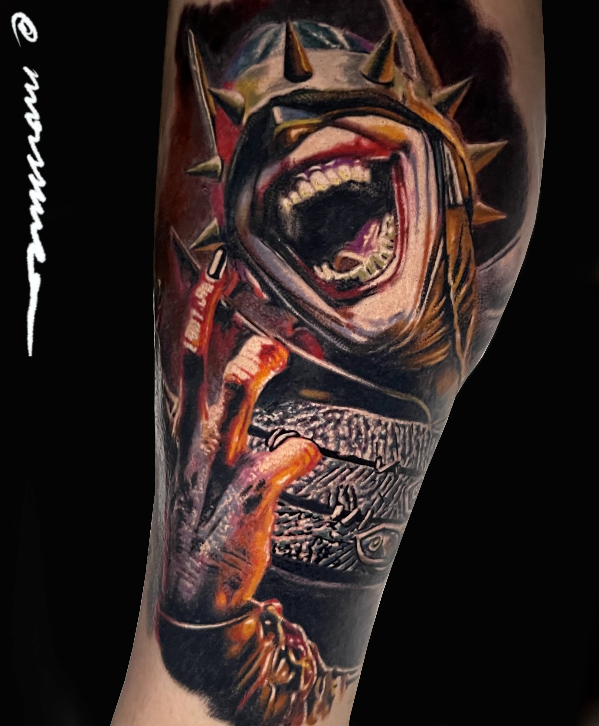 Comics tattoo by Ary Morssuza