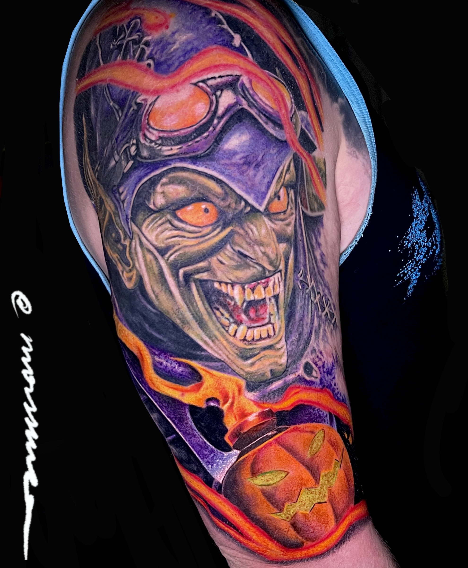 Comics tattoo by Ary Morssuza