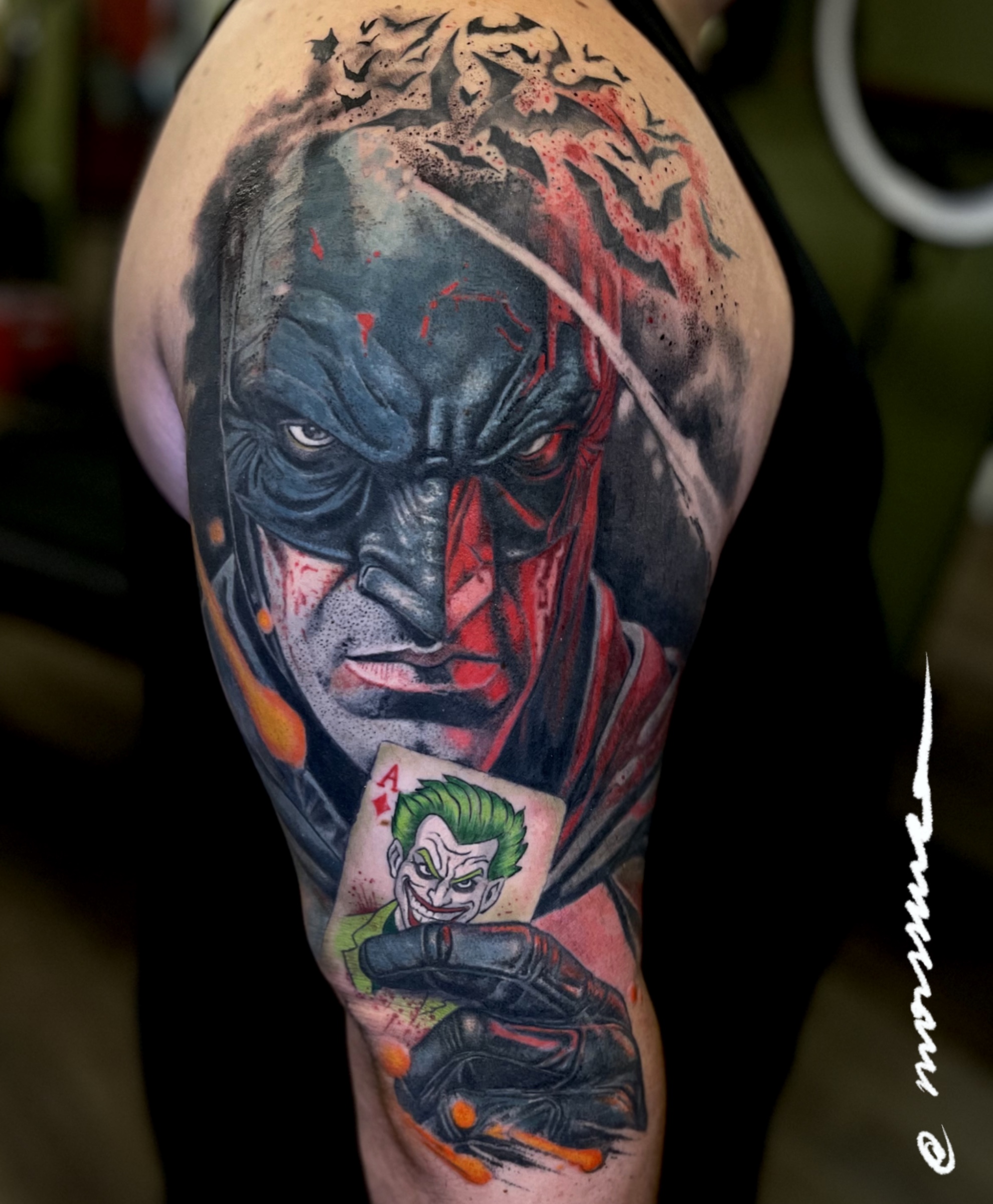 Comics tattoo by Ary Morssuza