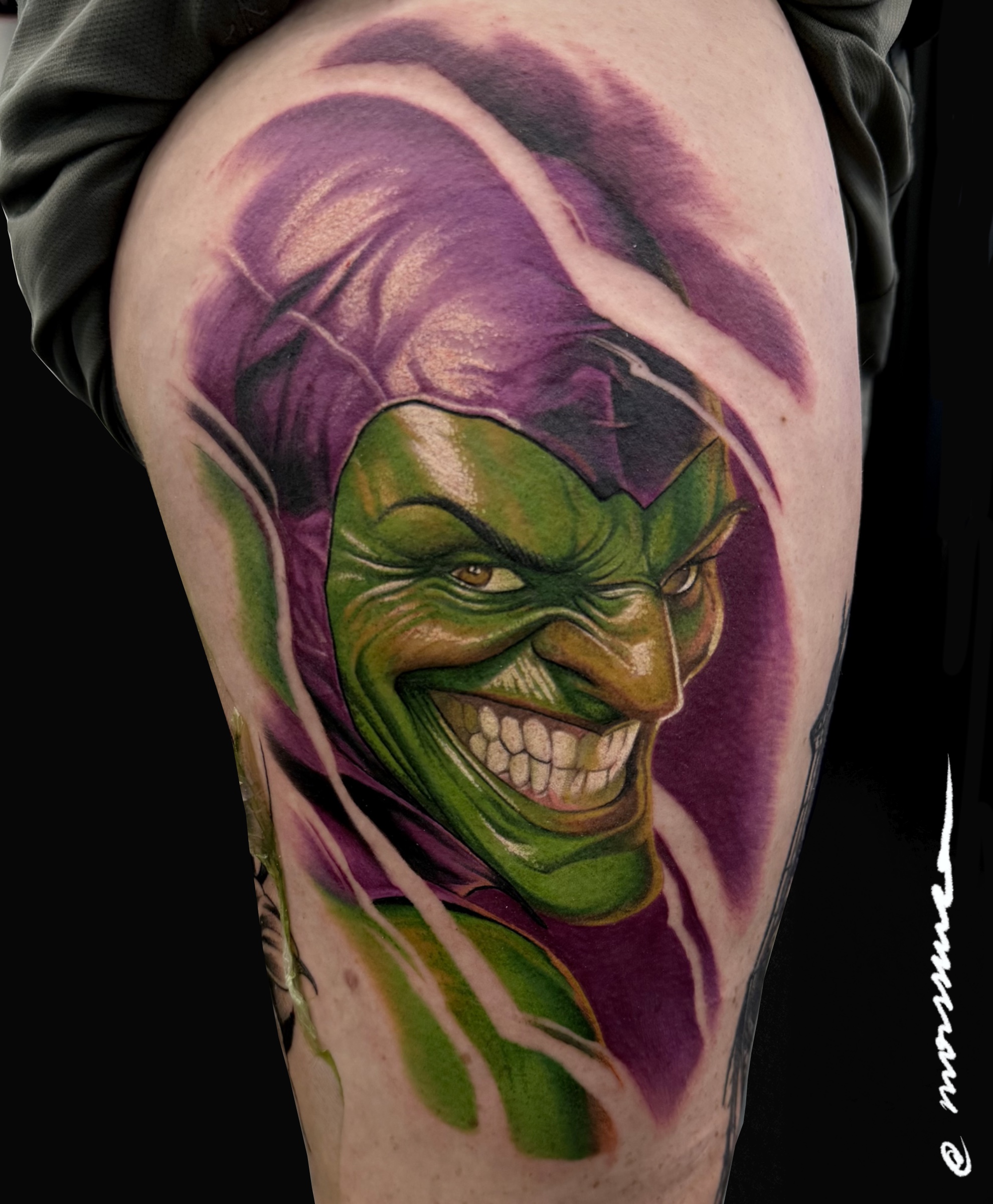 Comics tattoo by Ary Morssuza