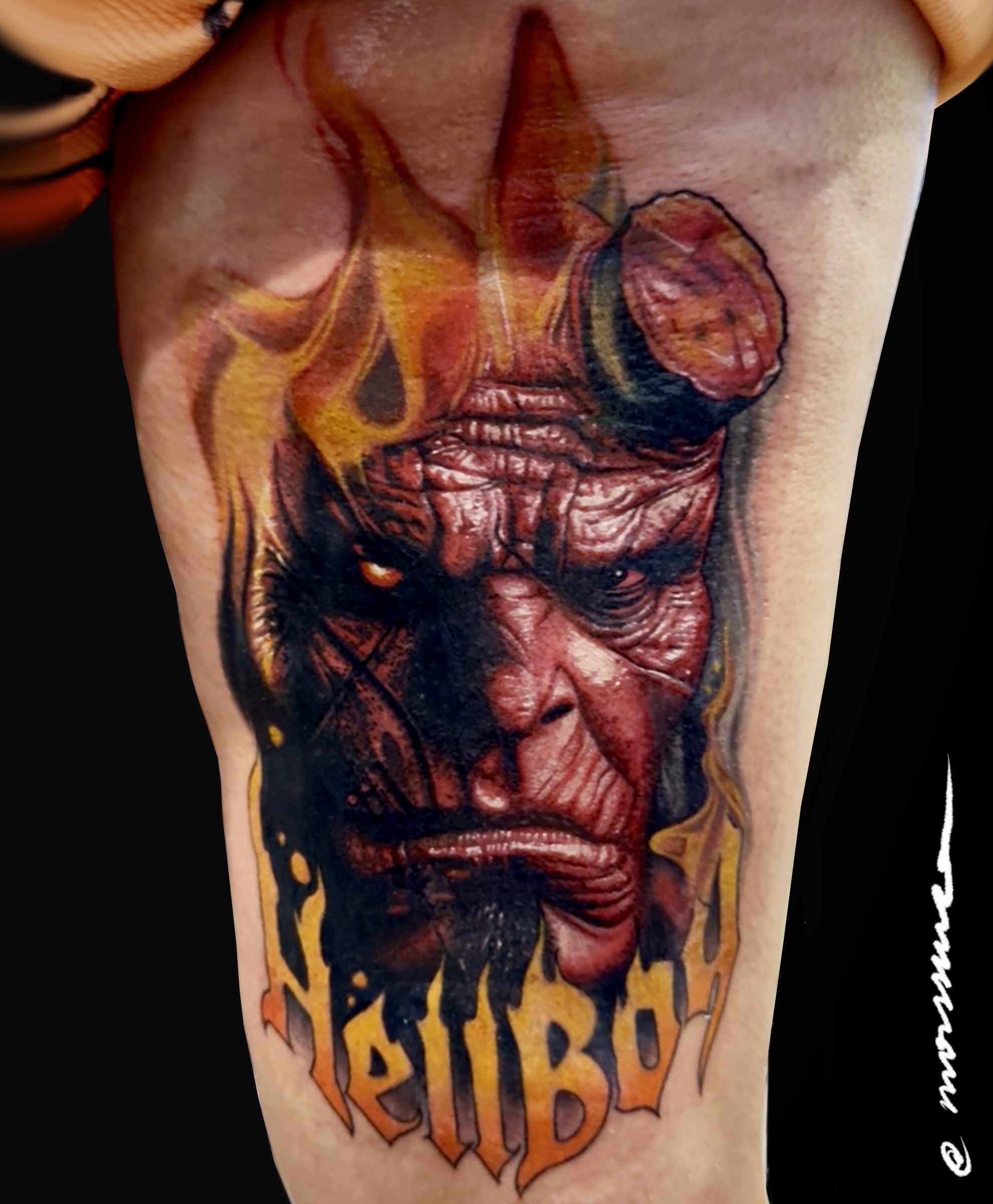 Comics tattoo by Ary Morssuza