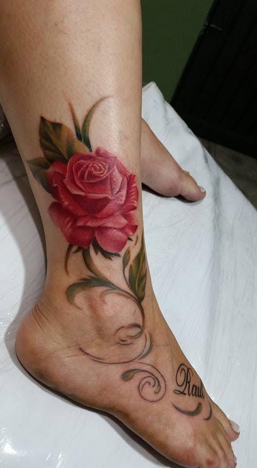 Florals tattoo by Ary Morssuza