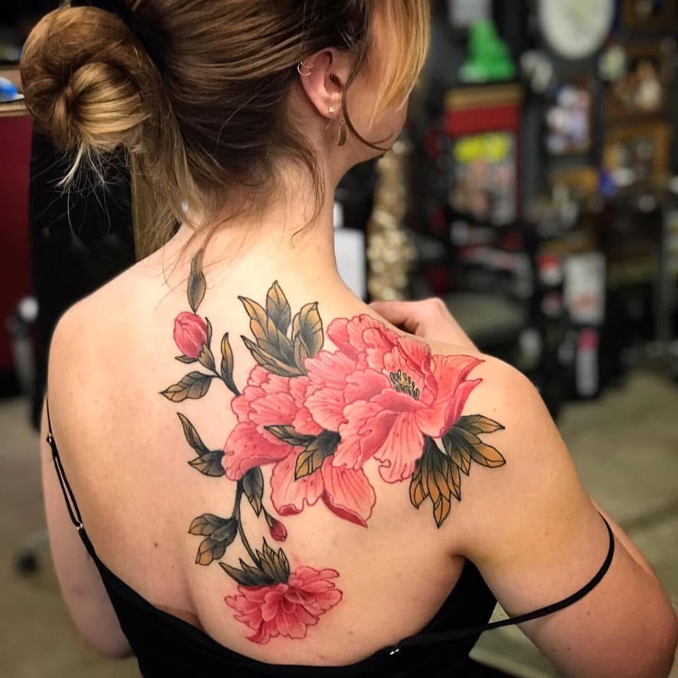 Florals tattoo by Ary Morssuza