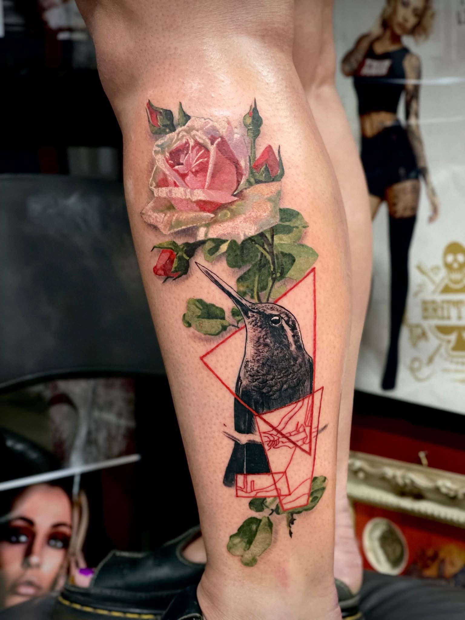 Florals tattoo by Ary Morssuza