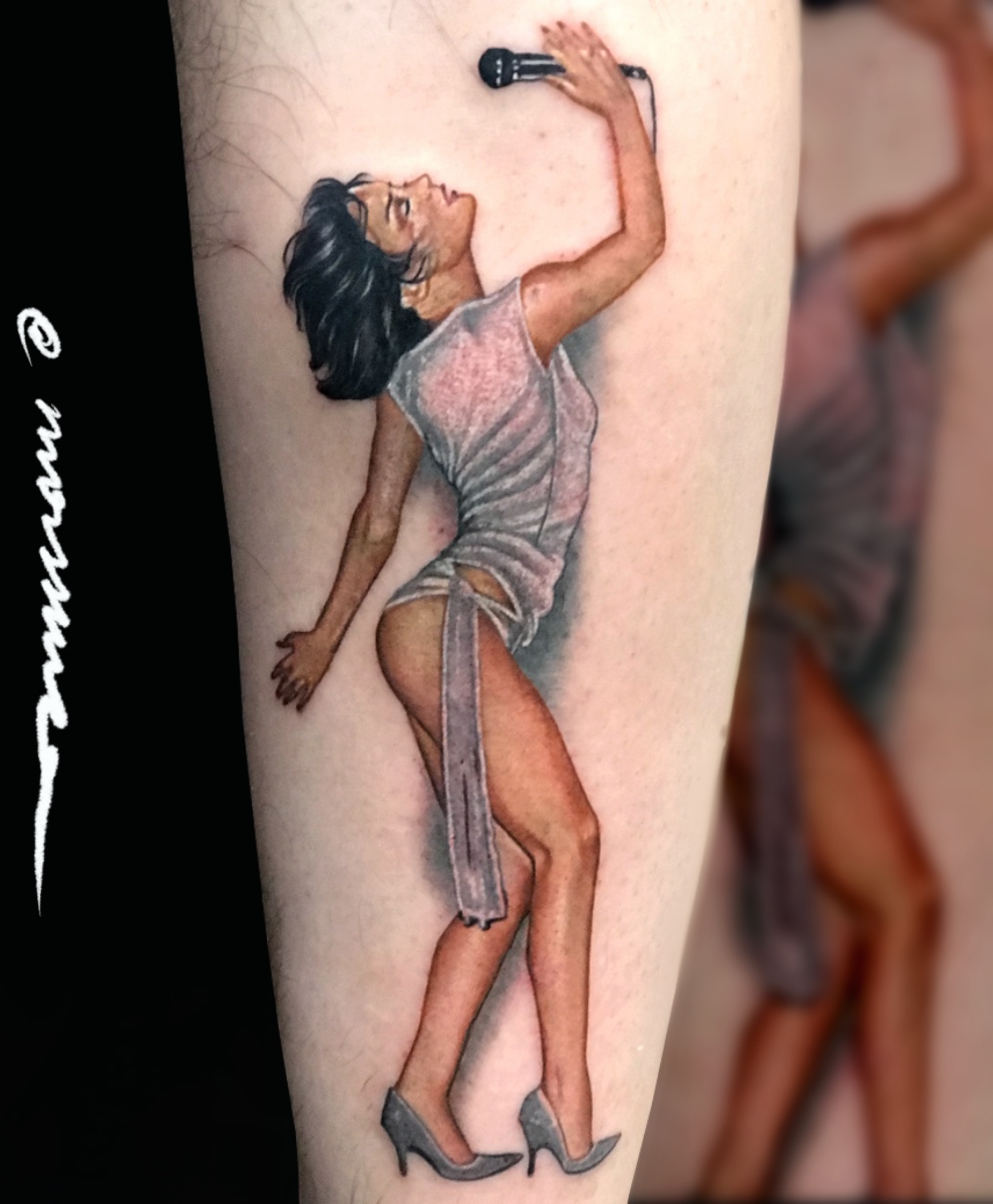 Portrait tattoo by Ary Morssuza