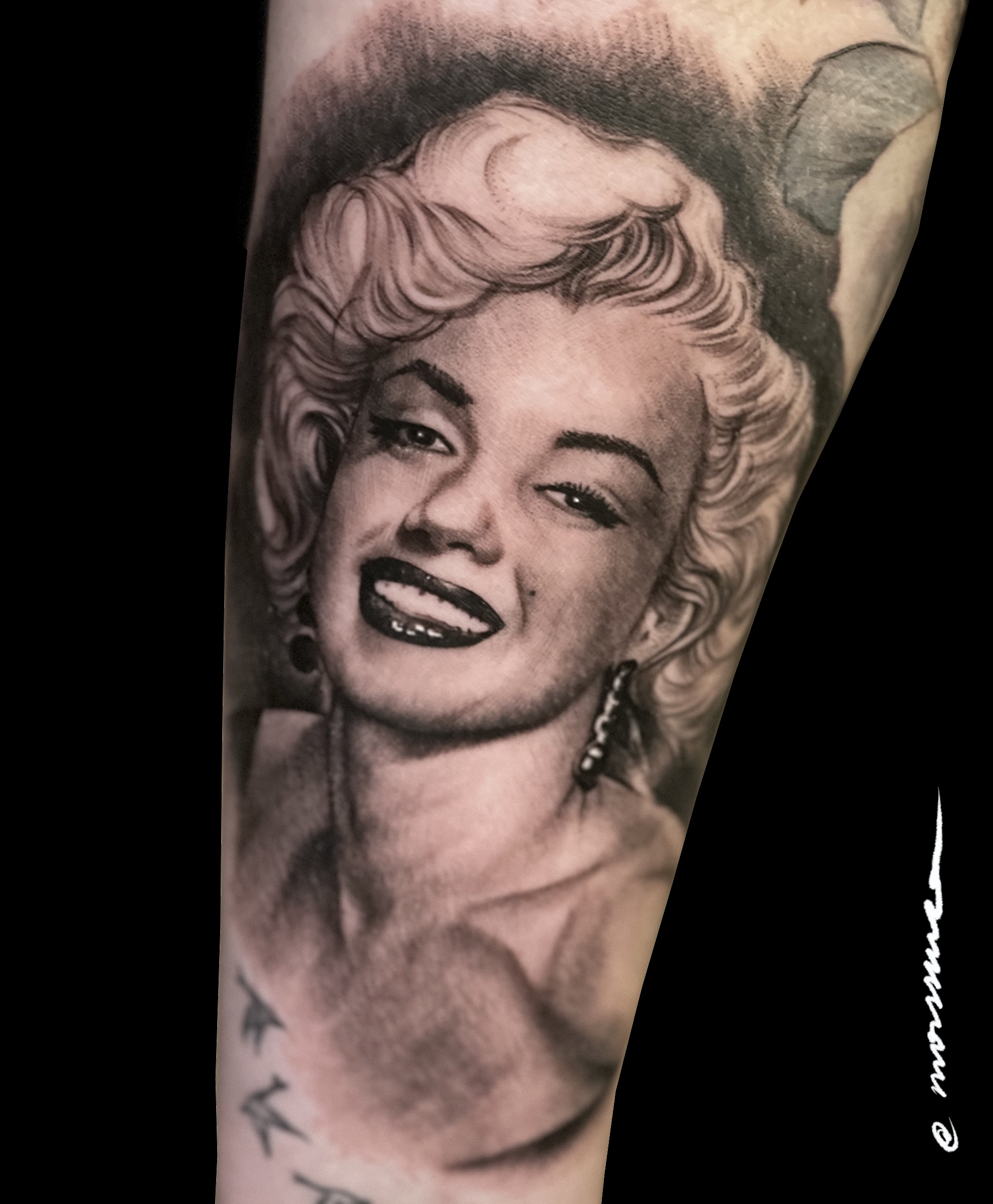 Portrait tattoo by Ary Morssuza