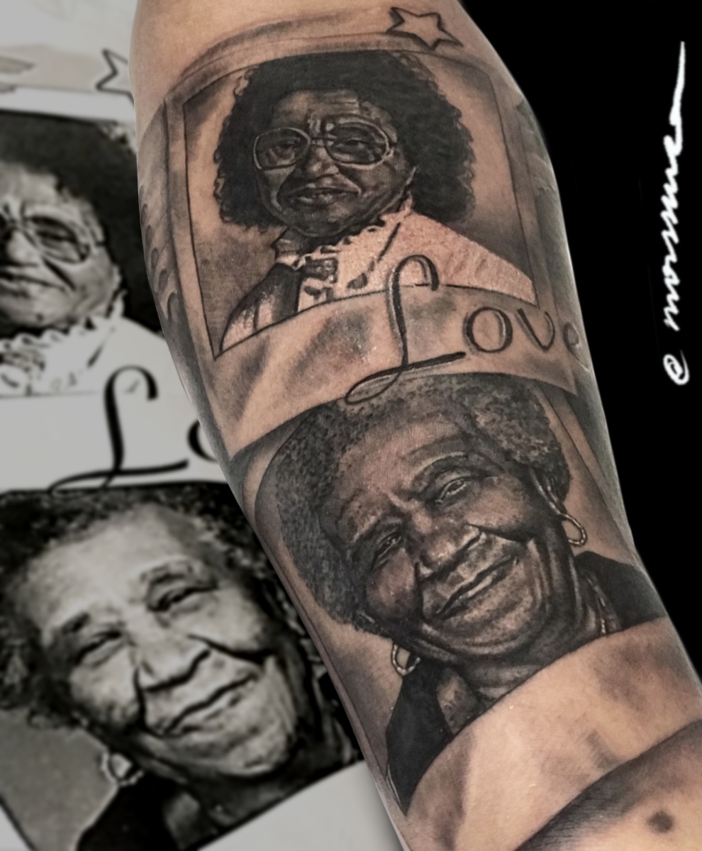 Portrait tattoo by Ary Morssuza