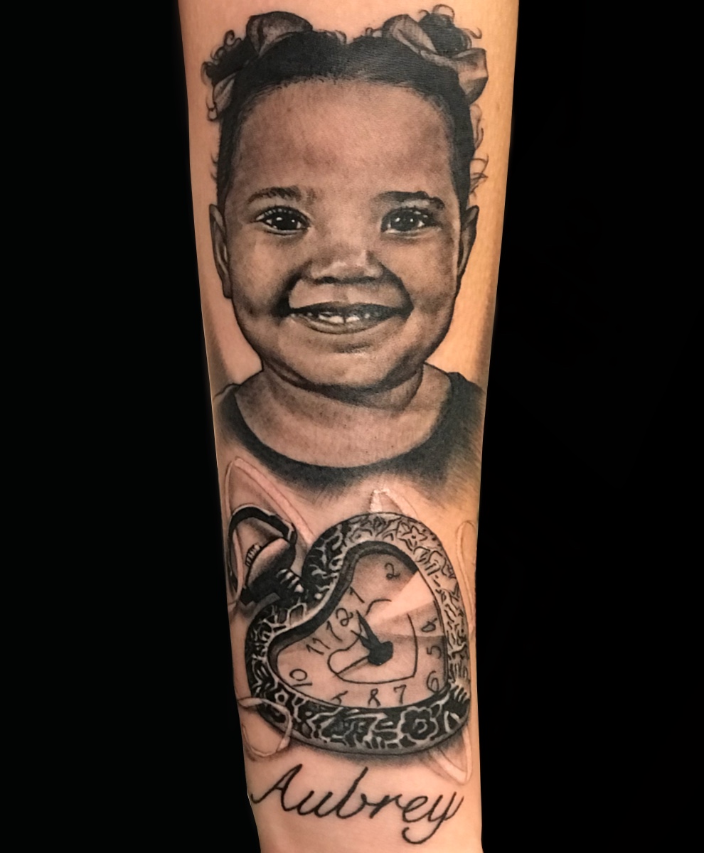 Portrait tattoo by Ary Morssuza