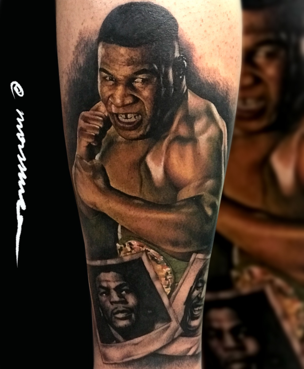 Portrait tattoo by Ary Morssuza