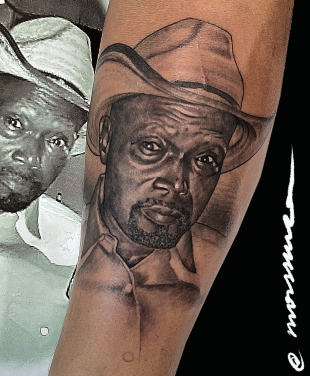 Portrait tattoo by Ary Morssuza