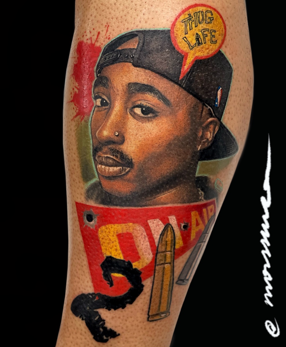 Portrait tattoo by Ary Morssuza