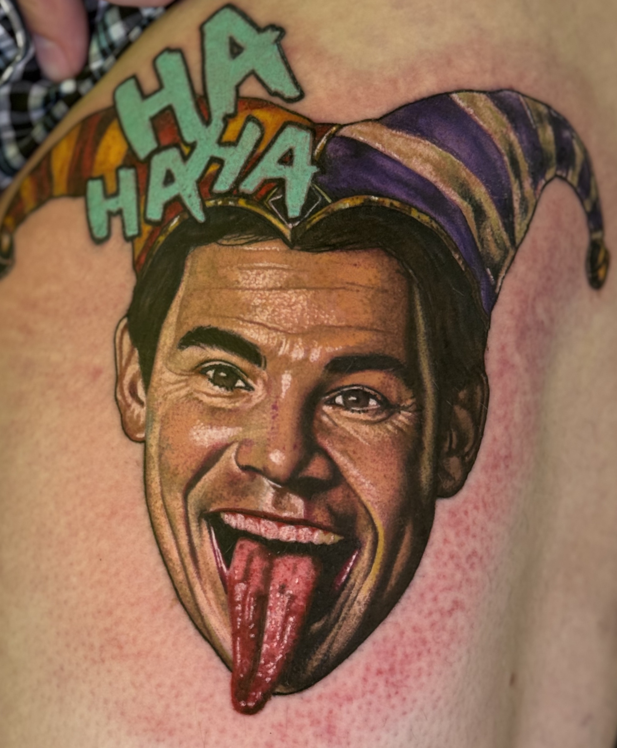 Portrait tattoo by Ary Morssuza