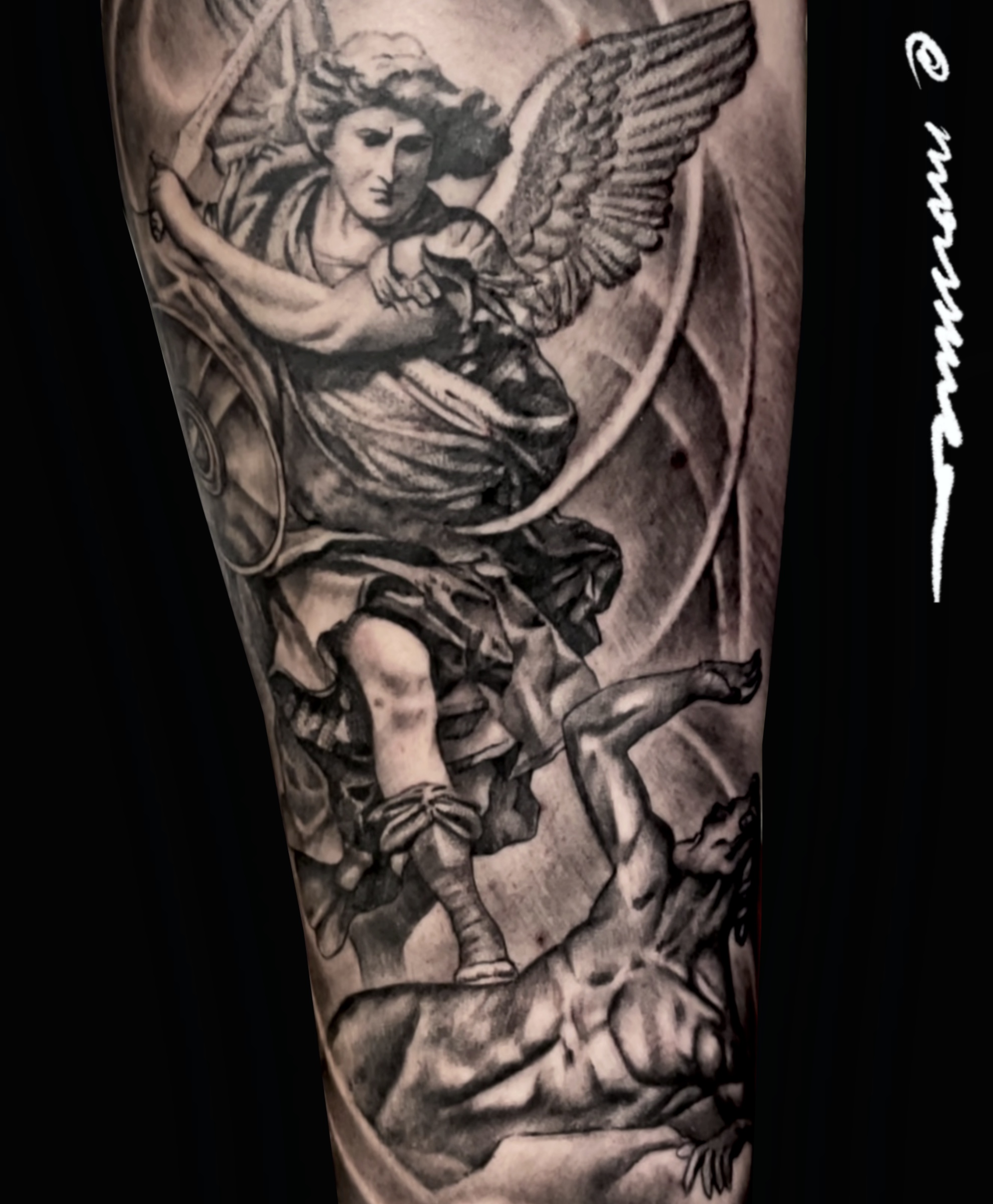 Religious tattoo by Ary Morssuza