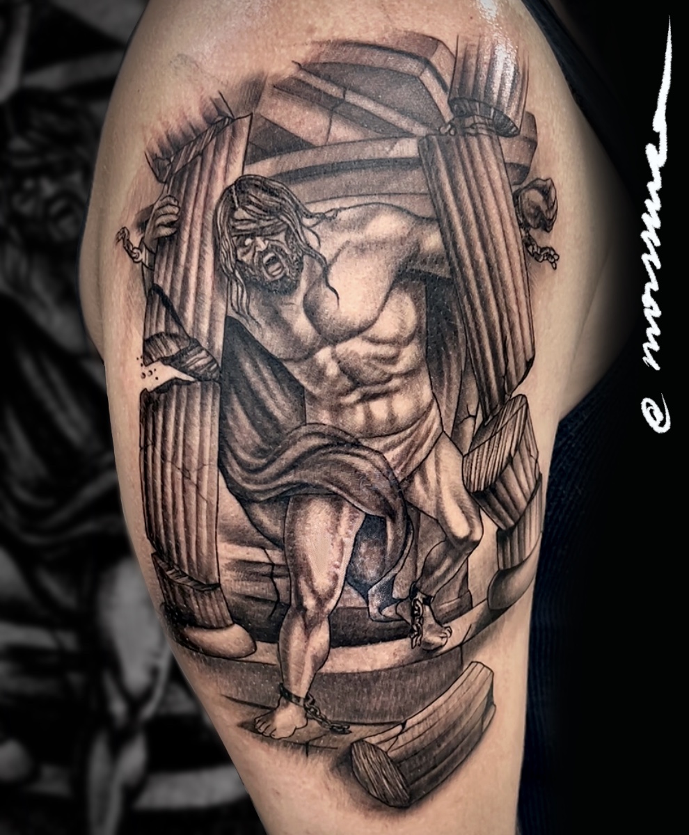 Religious tattoo by Ary Morssuza