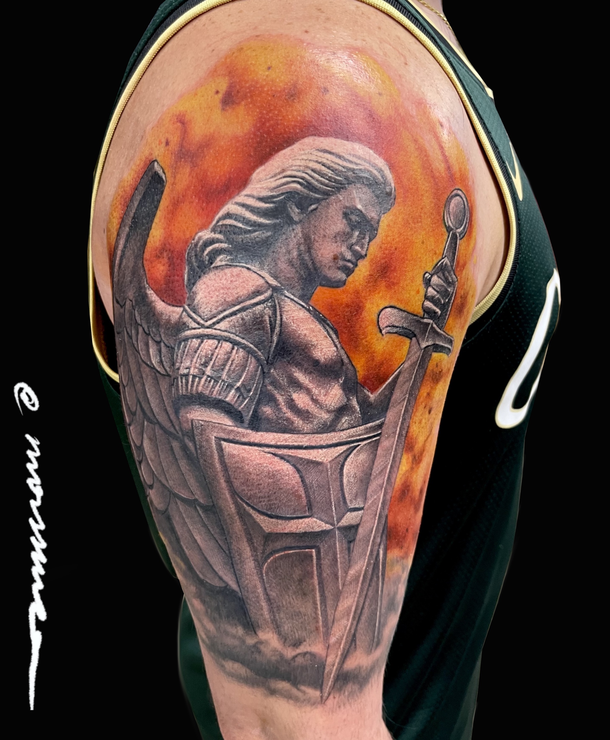Religious tattoo by Ary Morssuza